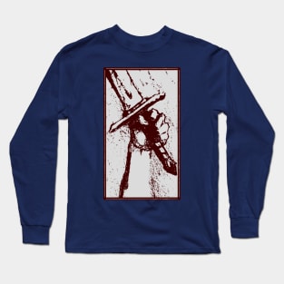 Fist and Sword Raised Long Sleeve T-Shirt